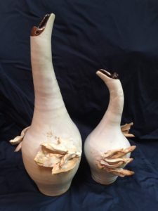 Two Swans by Glenn Decherd