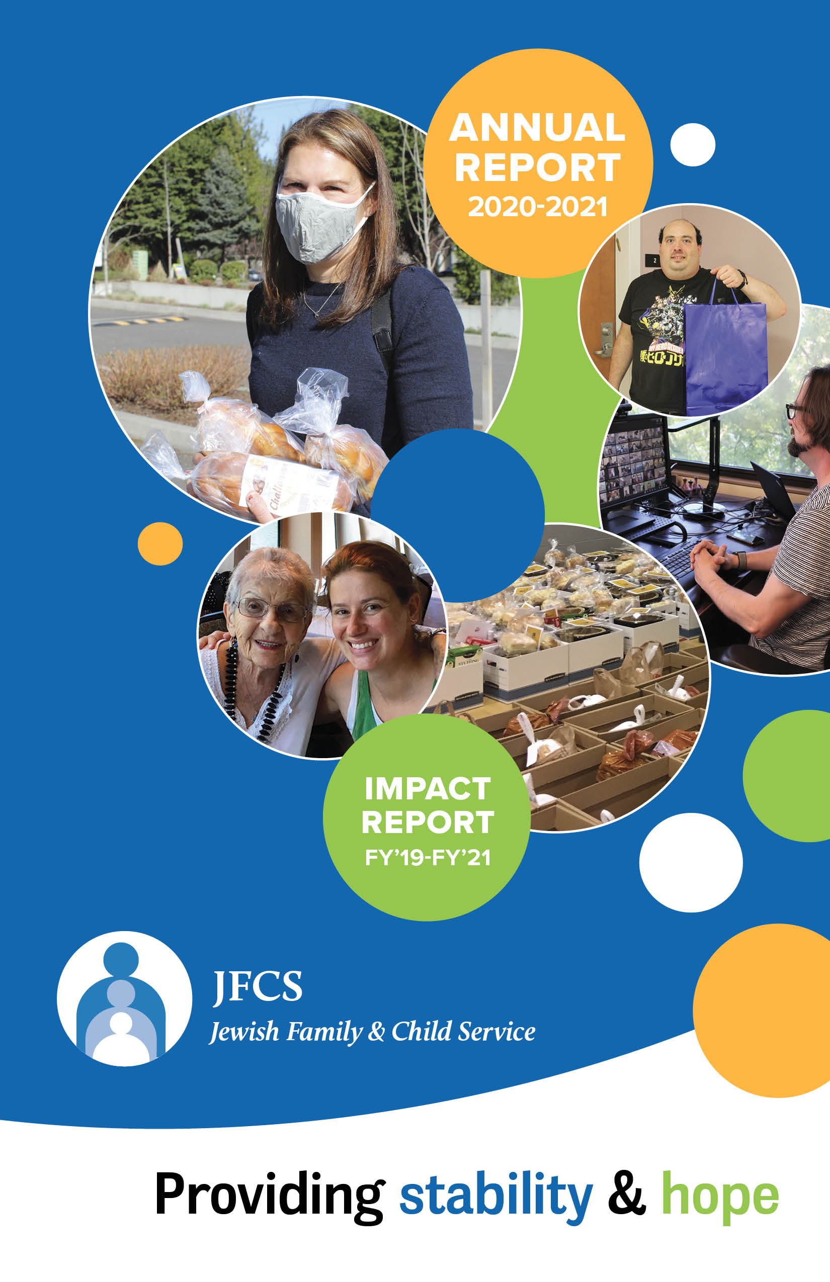 JFCS Annual Report cover