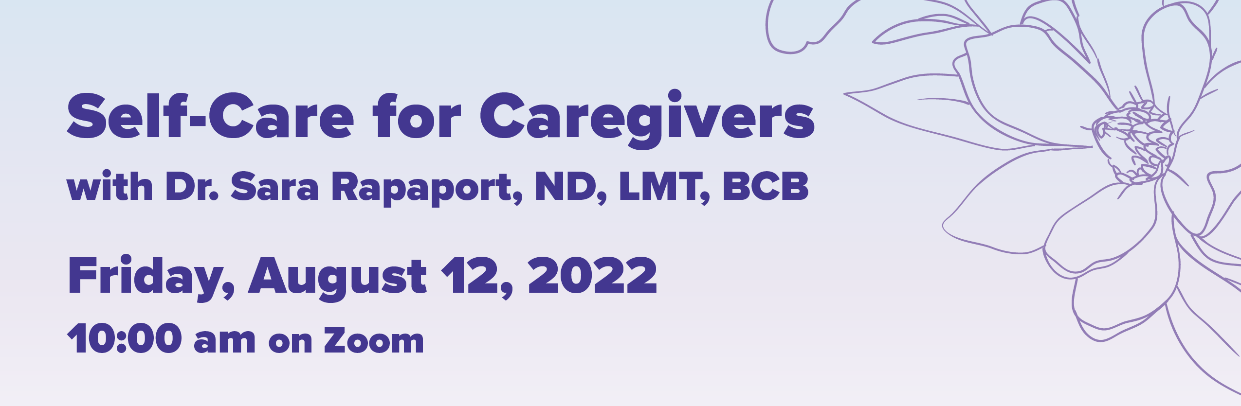 Self-Care for Caregivers
