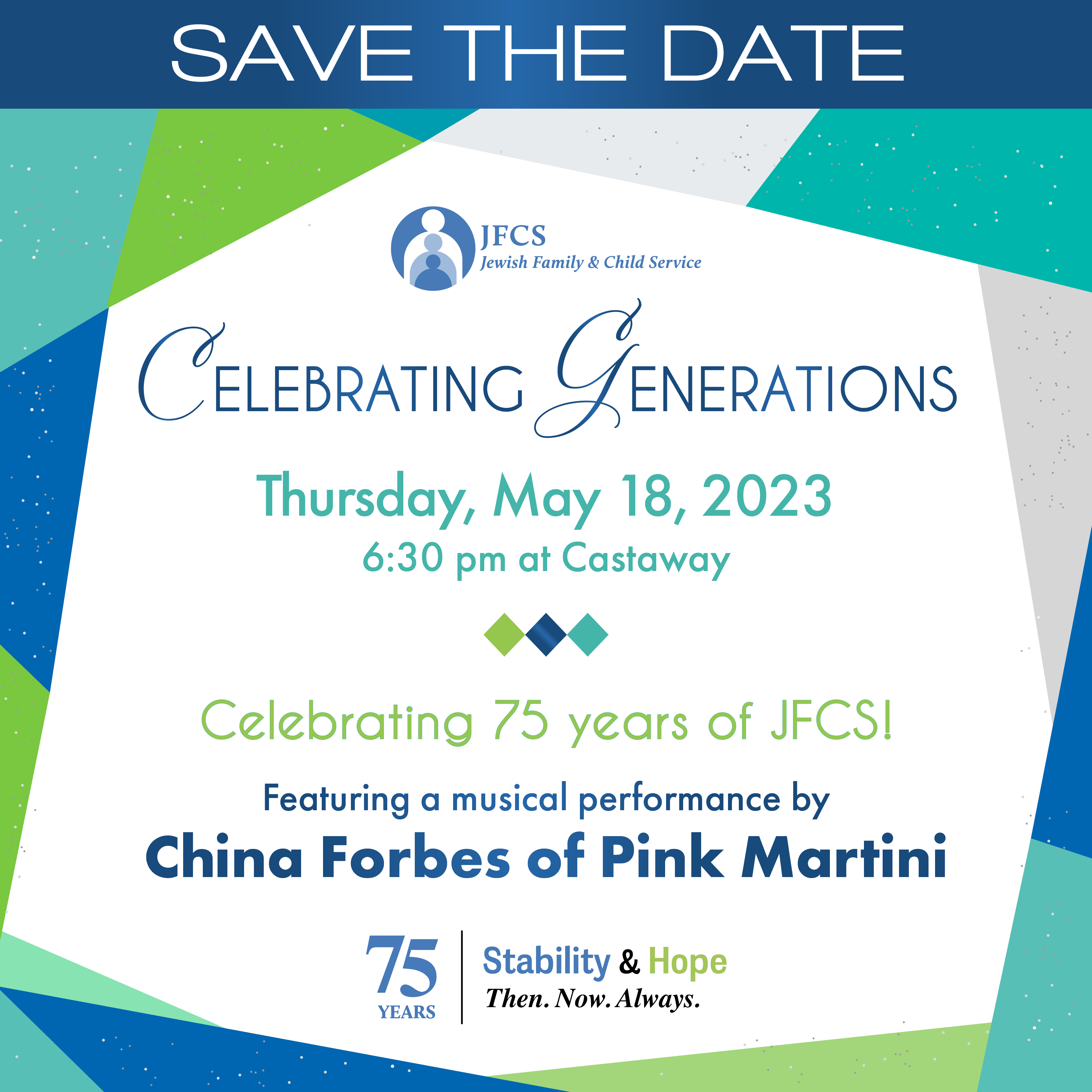 Celebrating Generations - Save the Date!