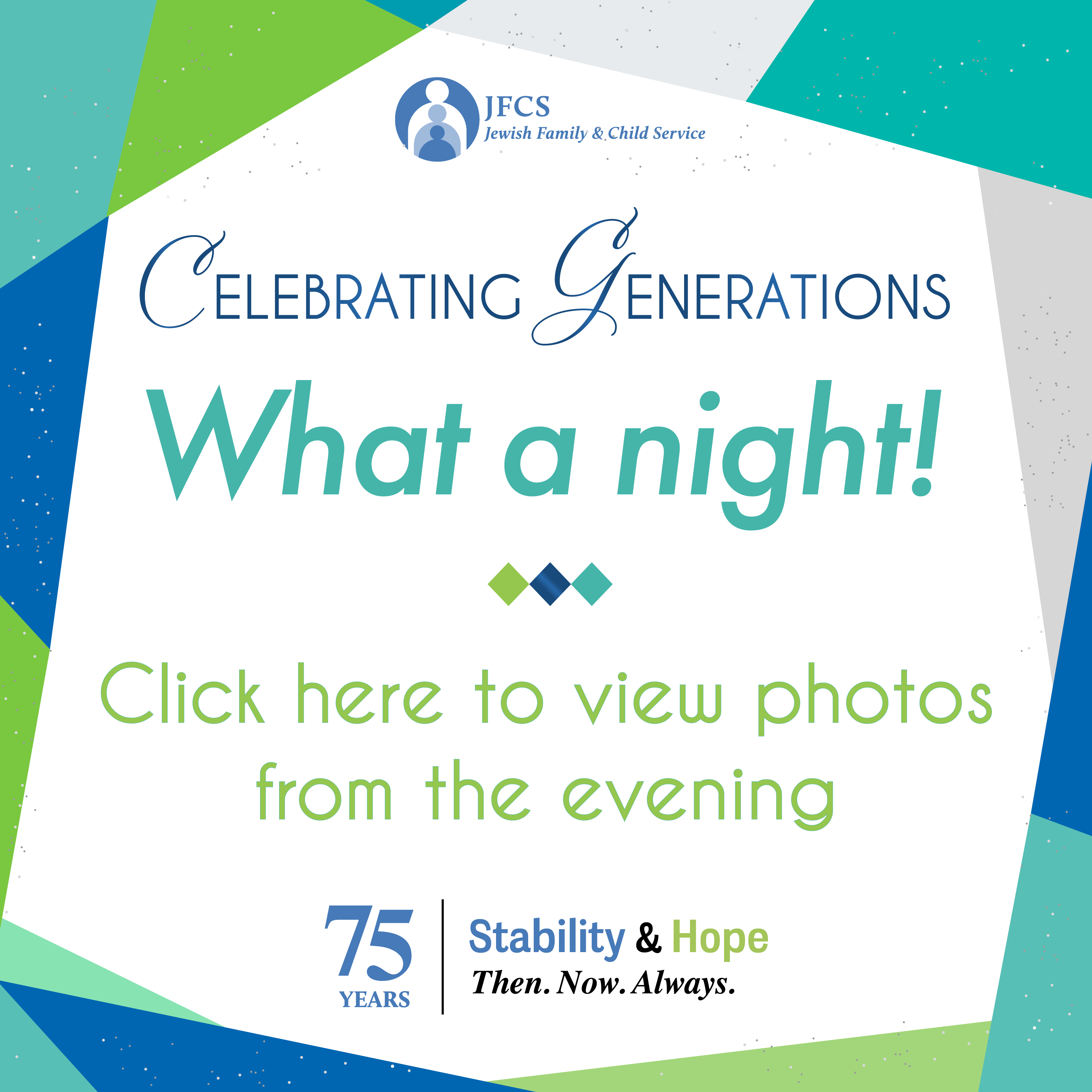 Tickets now available for Celebrating Generations