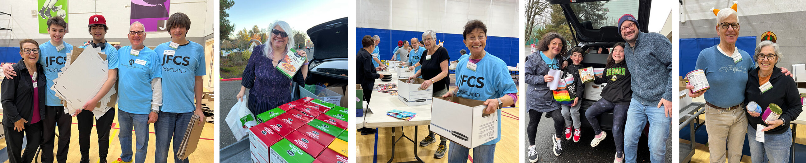 Thanksgiving food boxing