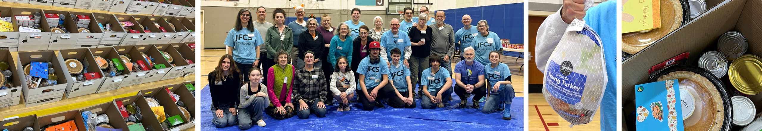 Thanksgiving food boxing