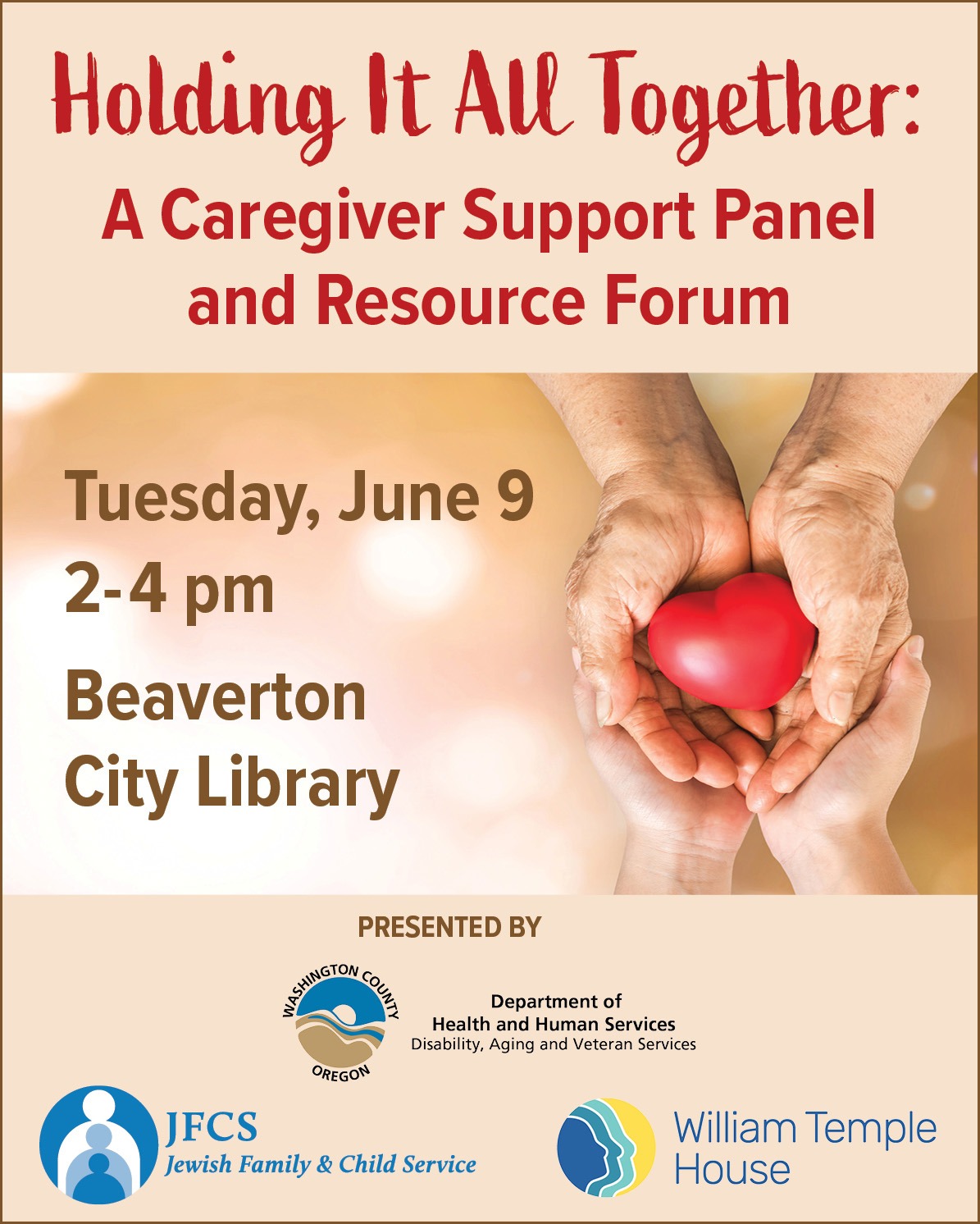 Caregiver support panel