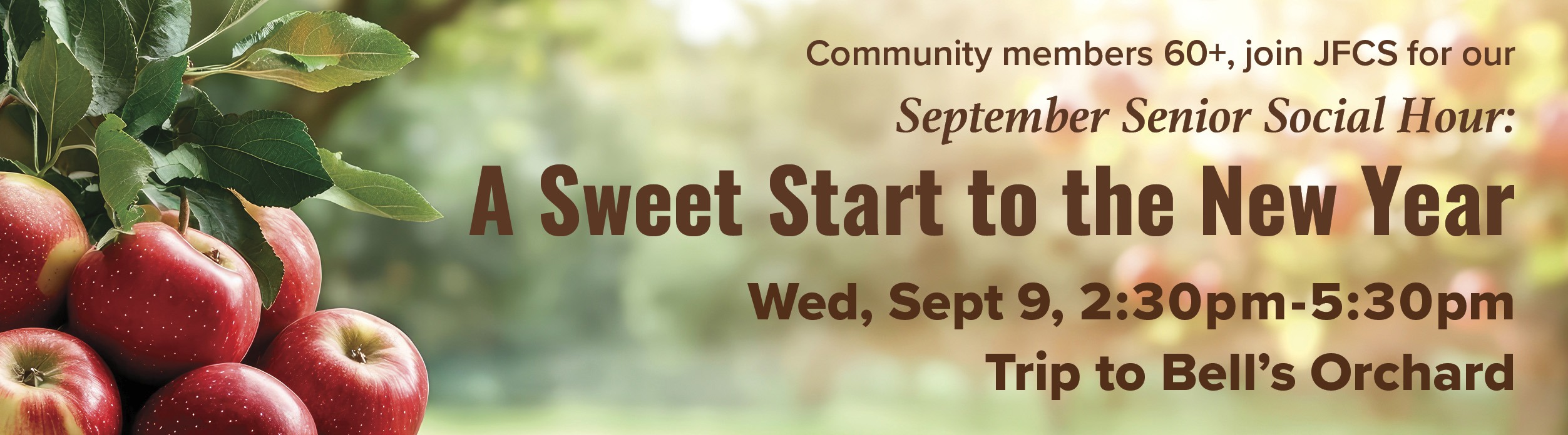 Apple picking banner