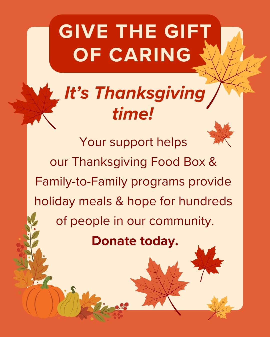 DONATE - Thanksgiving