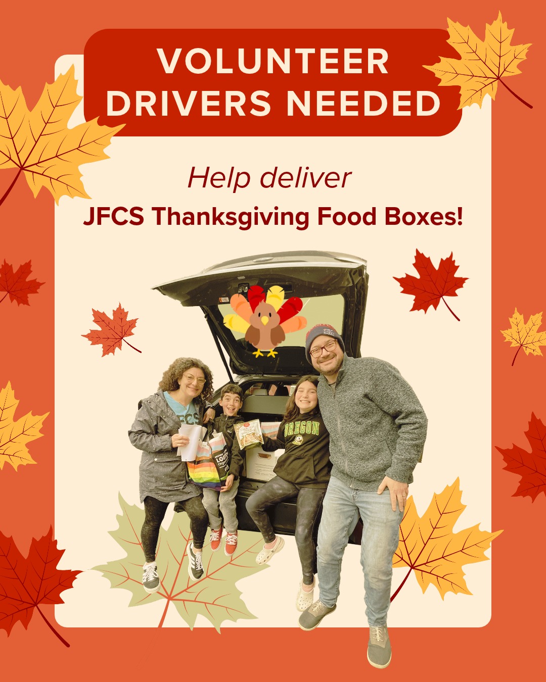 Volunteer Drivers - Thanksgiving